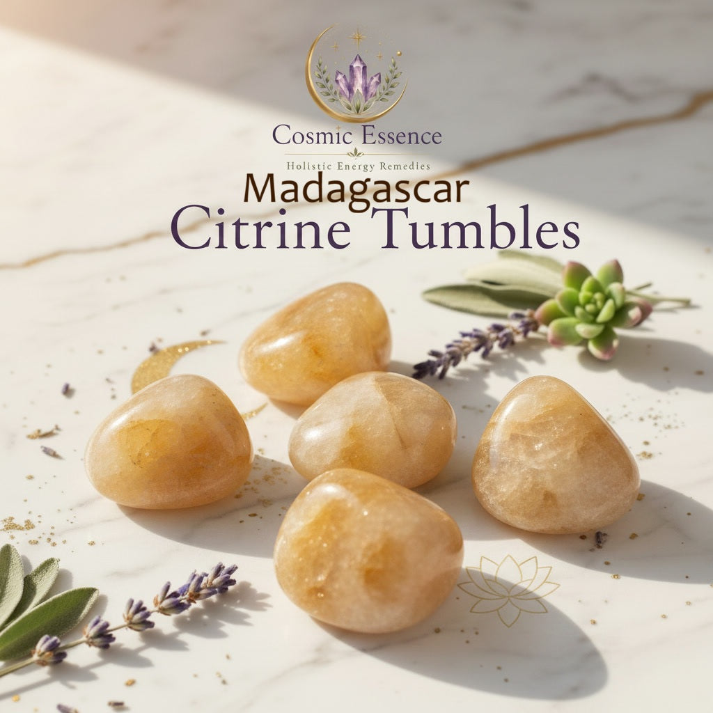 Madagascar Citrine Tumbles