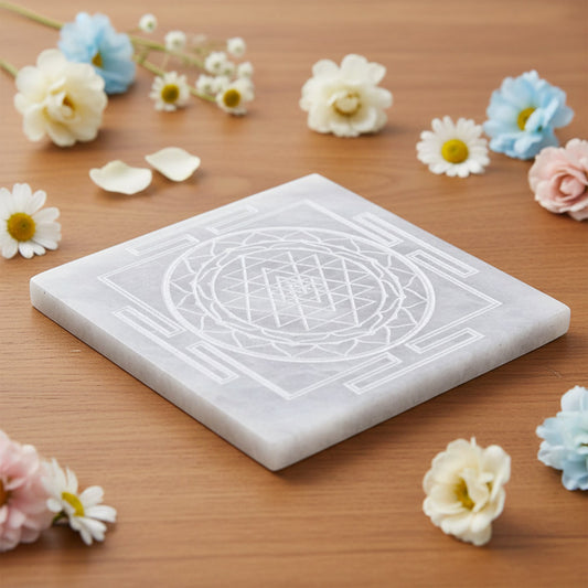 Selenite Crystal Charging Plate - Energy Cleansing and Recharge Stone