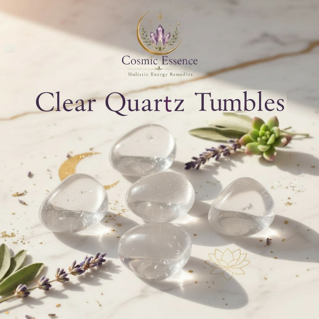 Clear Quartz Tumbles